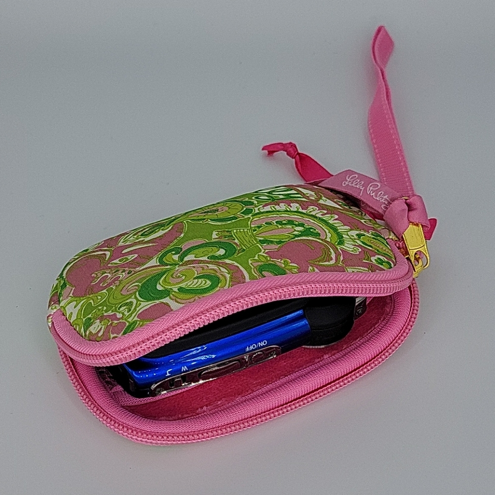 Lilly Pulitzer Paisley Tech Camera Case Wristlet Bag